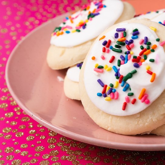 Цукрове печиво з глазур'ю