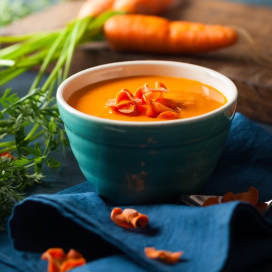 морквяний суп пюре