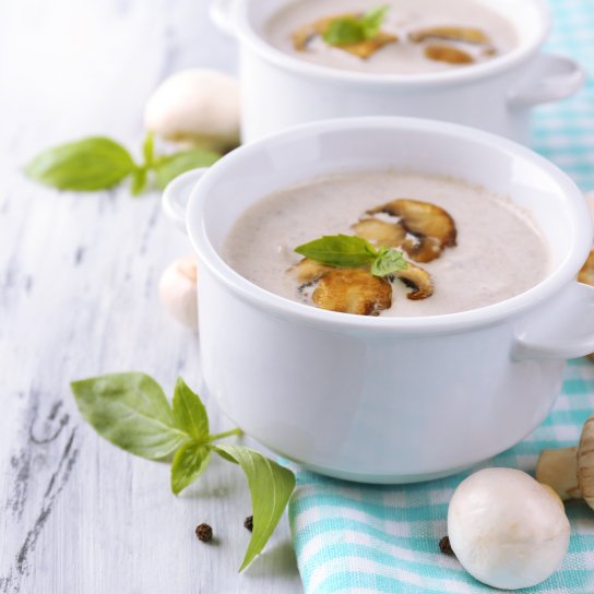 грибний крем-суп з вершками
