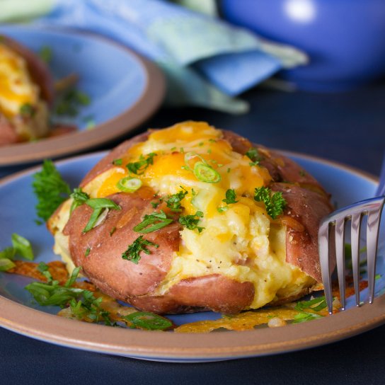 Картопля запечена з сиром