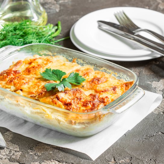 рибна запіканка під сиром