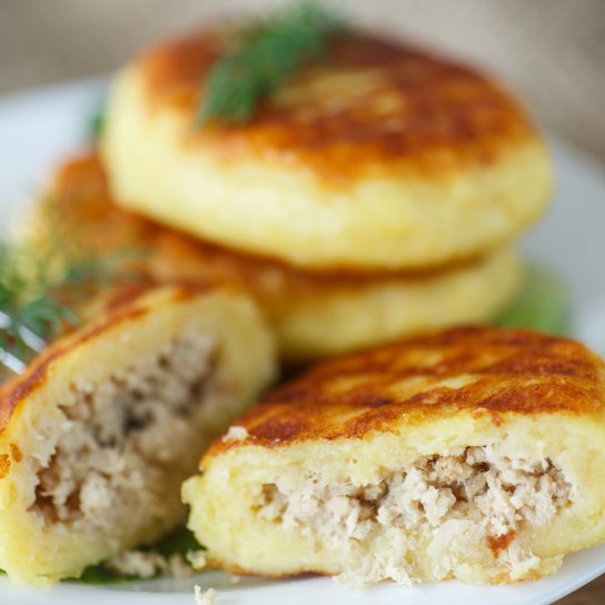 Картопляники с телятиной