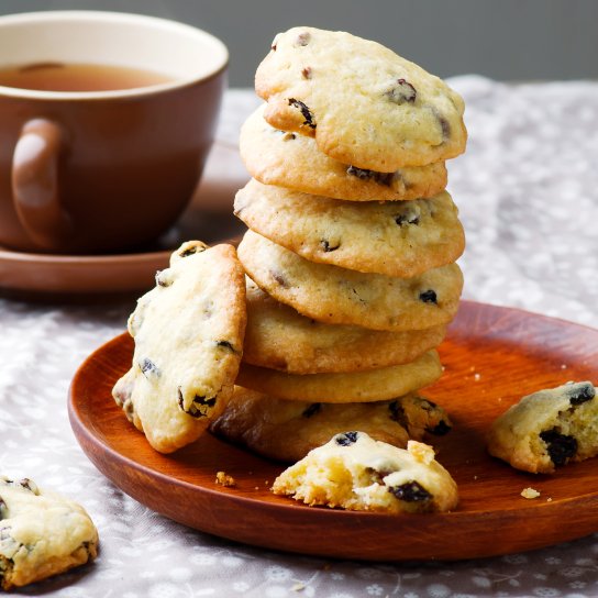 пісочне печиво з родзинками