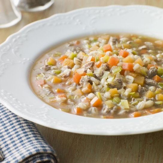 Суп-рагу з перловкою