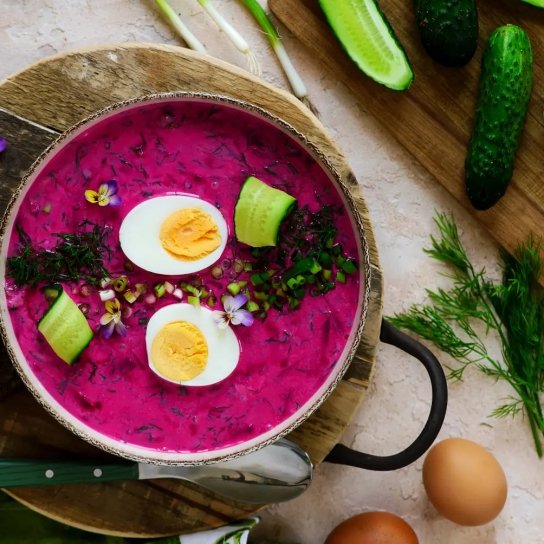 Холодный борщ