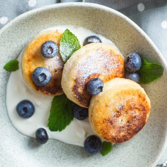 Сирники зі сметаною