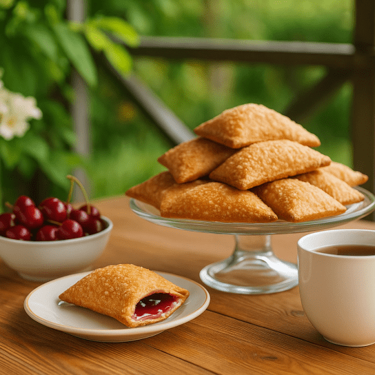 Вишневий мак-пиріг