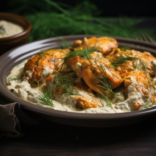 Кролик у сметані