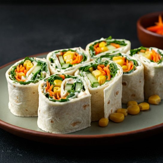 Пісний рулет з лаваша