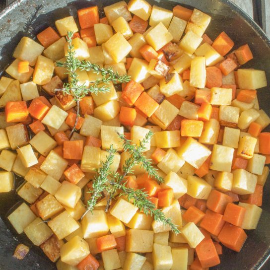 Пісне рагу з гарбузом і ріпою