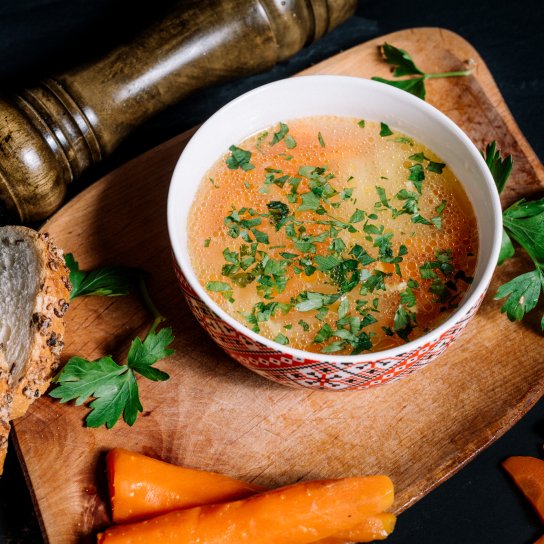 Куриный суп с кускусом