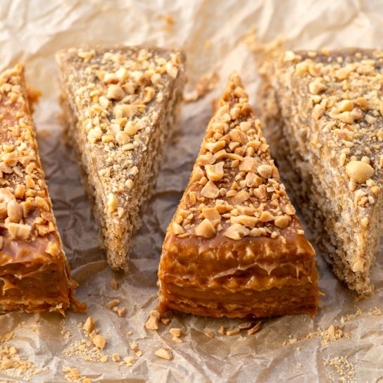 Вафельний торт з бананом