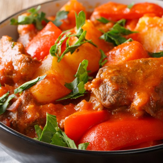 Соєве м'ясо в духовці