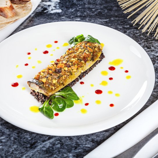 Скумбрія в медово-гірчичному маринаді