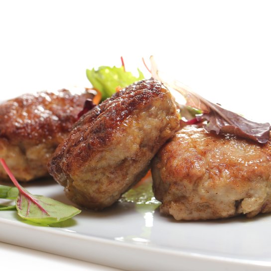 Котлети з фаршем і картоплею