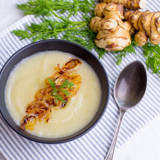 Крем-суп з топінамбуру