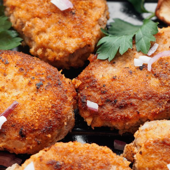 Котлети з вівсяних пластівців