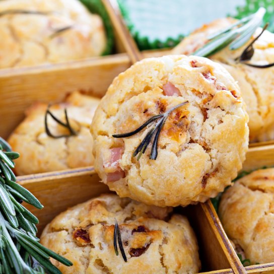 Мафіни з прошуто та сиром