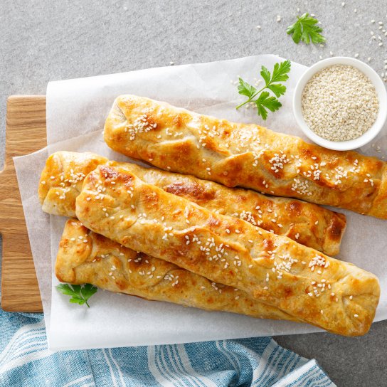 Роліні з куркою та грибами