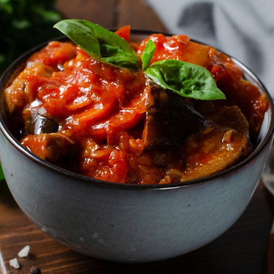 Лечо з баклажанами