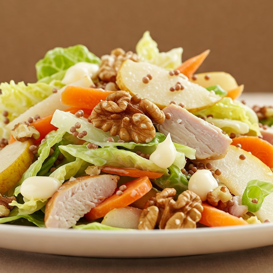 Салат з пекінською капустою і грушею