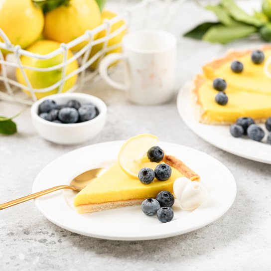 Лимонный чизкейк для веганов