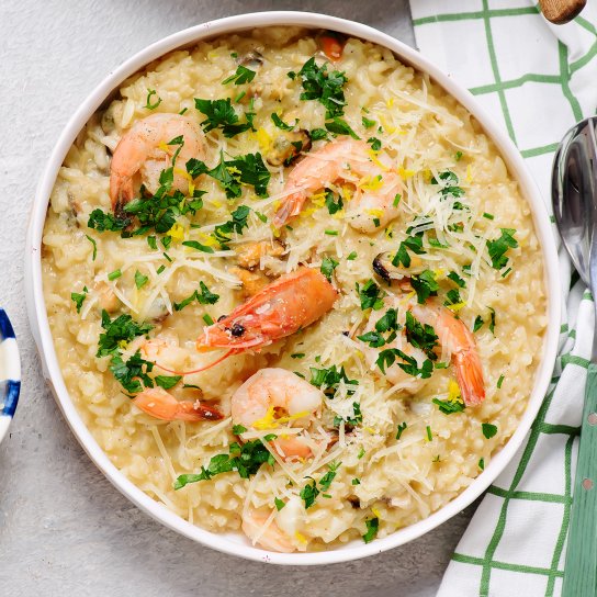 Ризото з морепродуктами