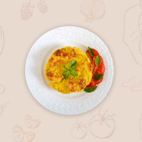 запіканка з помідорами й сиром від Клопотенка
