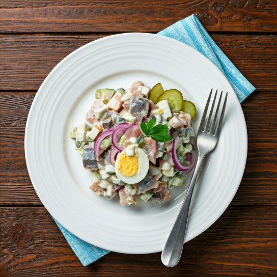 Салат з оселедцем