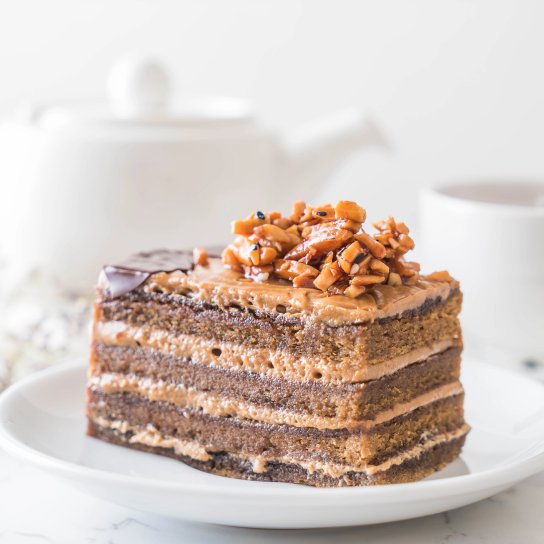 Торт «Карамельна корівка»