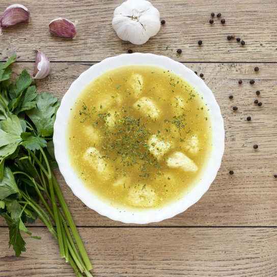 Суп з галушками