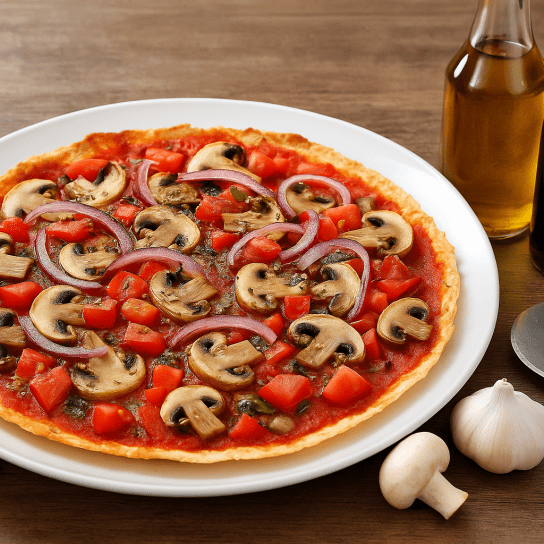 Пісна піца з хліба