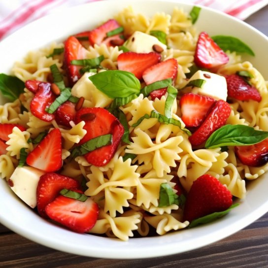 "Бантики" с клубникой