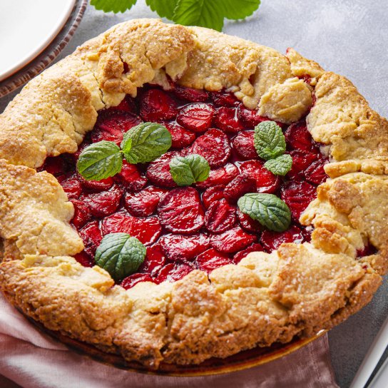 Полунична галета з псиліумом