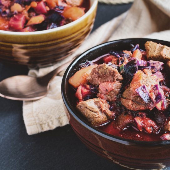 Мясо с овощами