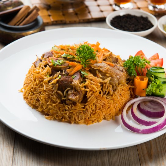 Арабський плов кабса з куркою