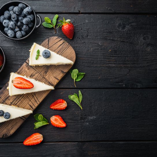 Чізкейк з ягодами