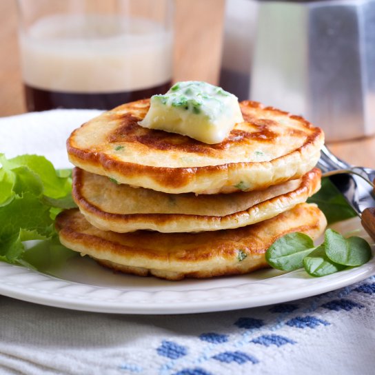 Оладки з начинкою