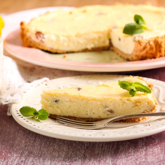 Сладкий творожный пирог на смальце