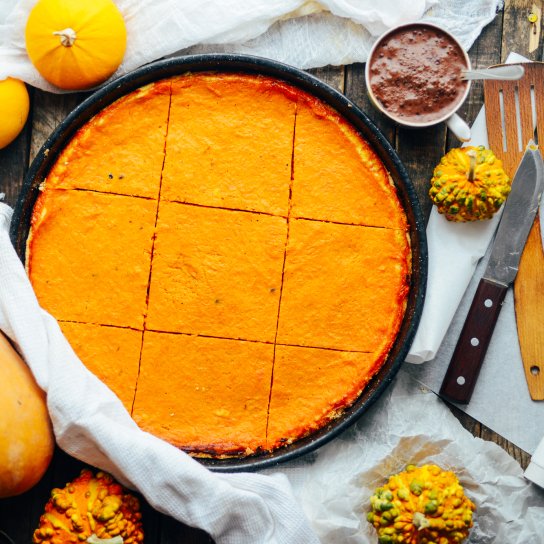 Гарбузовий пиріг з кремом