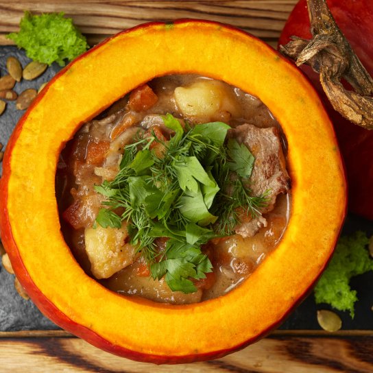 М'ясо в гарбузі