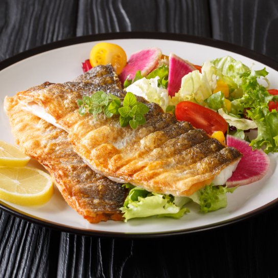 Смажене філе сибаса рецепт