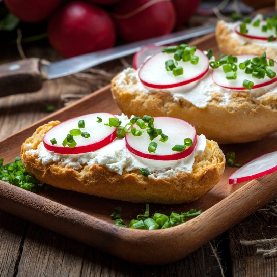 Намазка из редиса и сала для бутербродов