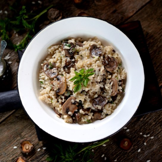 Плов з грибами