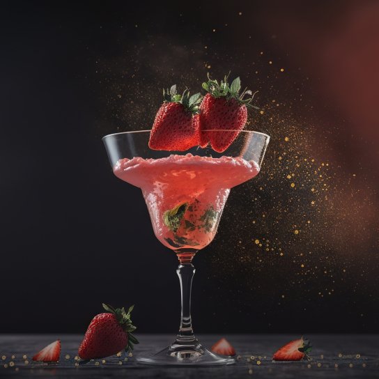 Полуничний коктейль