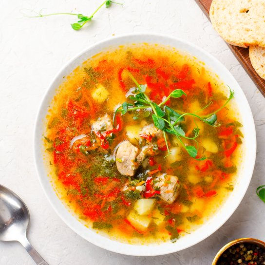 Суп с индейкой