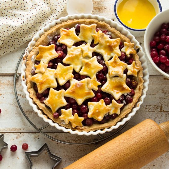 Пиріг з журавлино