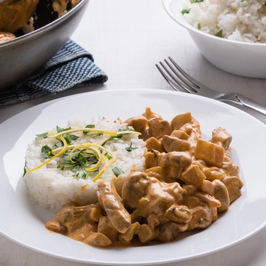 Бефстроганов з яловичини