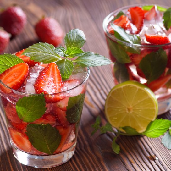 Мохіто з полуницею