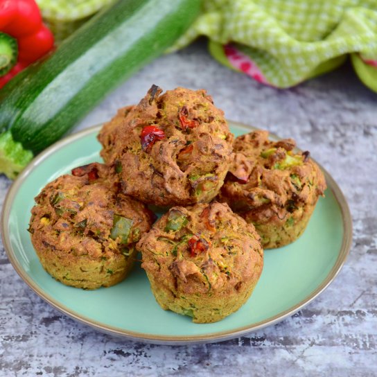 Овочеві кекси з кабачком і картоплею